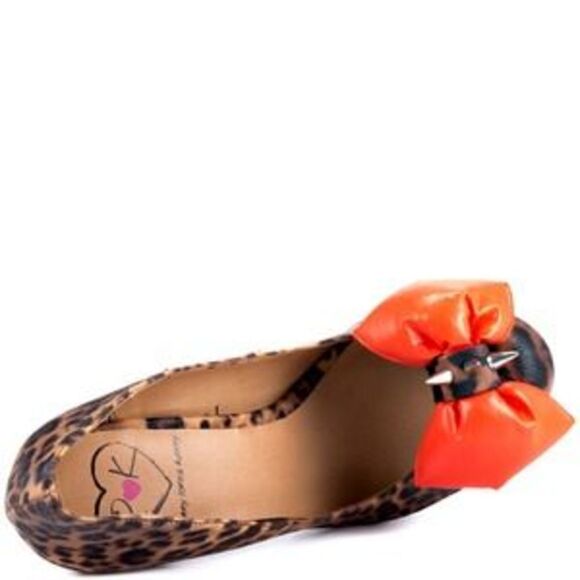 Penny loves Kenny leopard platform pumps size 7.5 - Picture 2 of 2